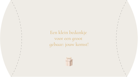 Bedank gondeldoosje