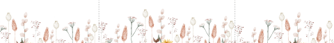 Kalkpapier omslag met bloemen