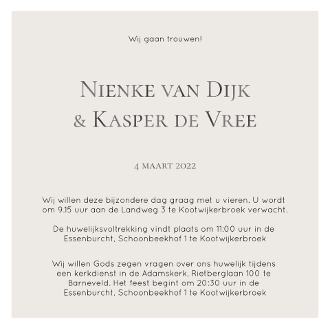 Kaart binnenkant