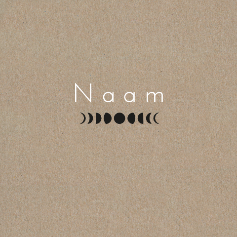 Geboortekaartje zelf ontwerpen kraft papier trend