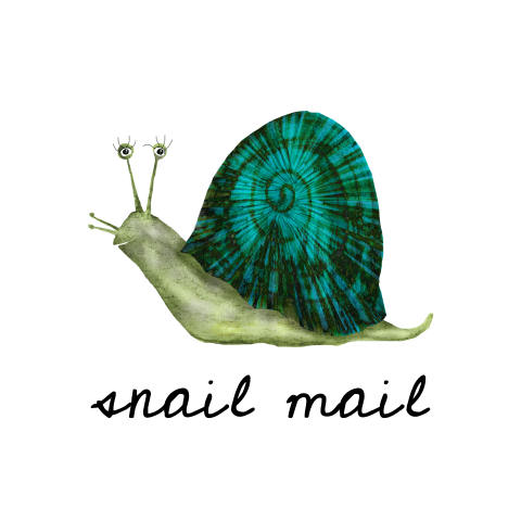 Sluitsticker slak snail mail