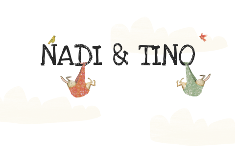 Geboortekaartje voor een tweeling met twee bundeltjes konijnen baby's