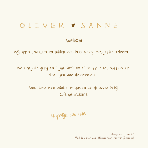 Kaart binnenkant