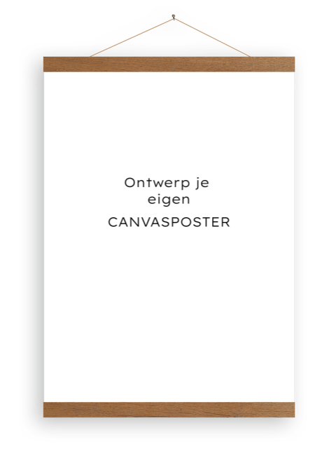 Canvasposter blanco
