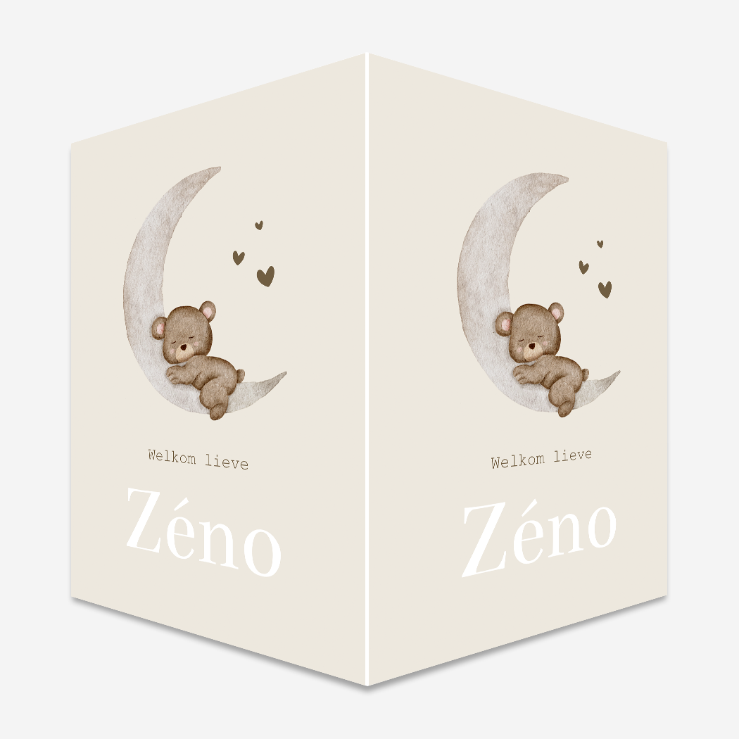 Raambord Maantje Beertje Beige Neutraal