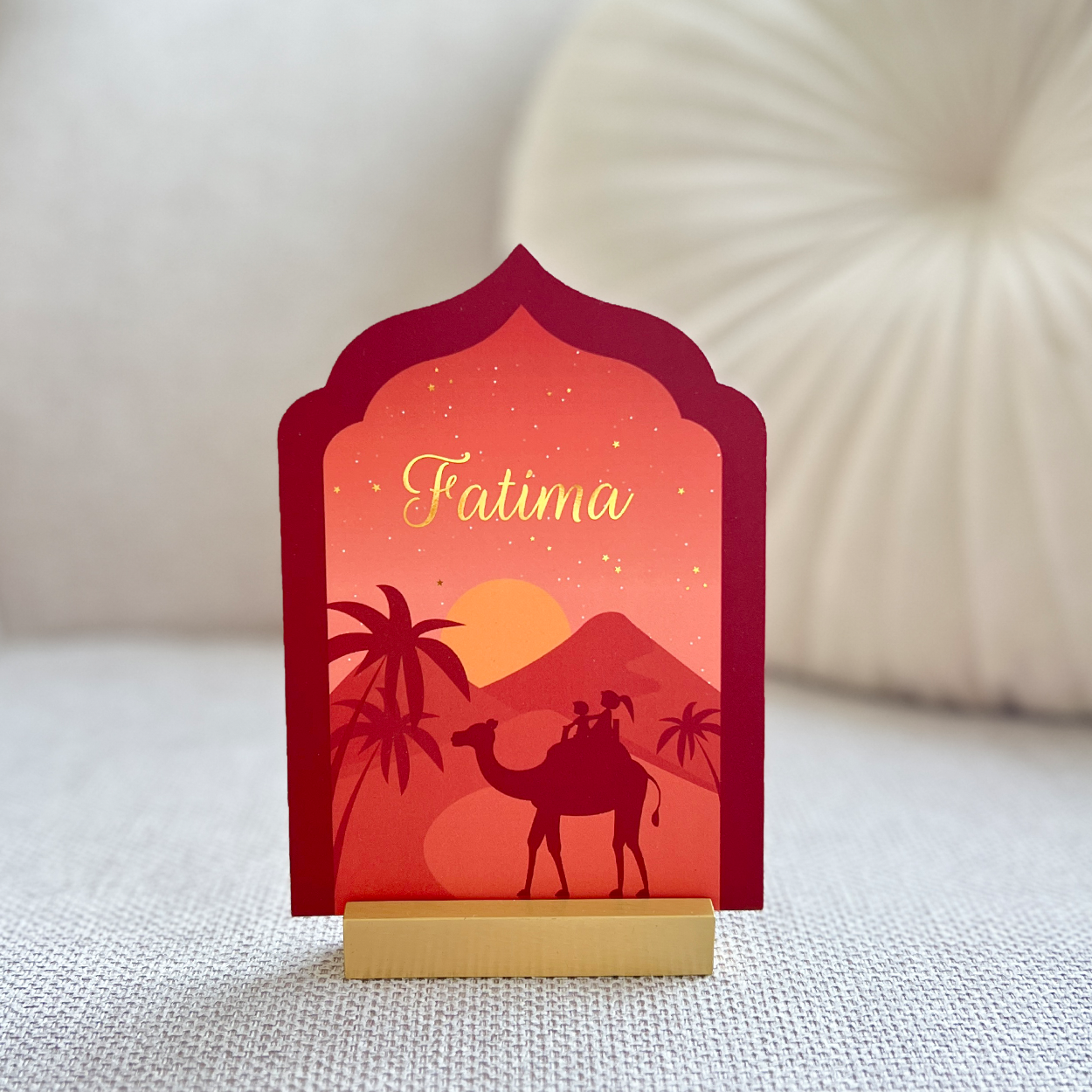 Geboortekaartje Meisje Arabisch Oosters