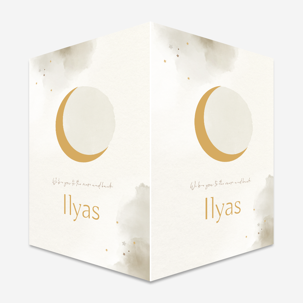 Raambord Creme Sterretjes Maan