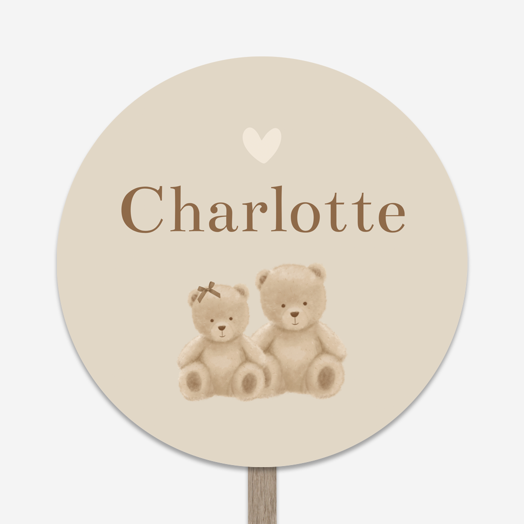 Tuinbord Teddy Beertjes Klassiek Trendy