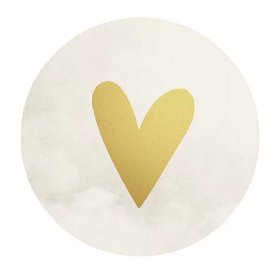 Dummy-sticker-hartje-beige-goud