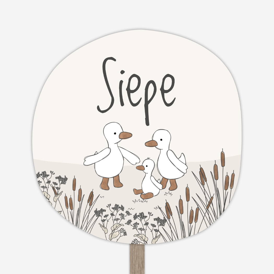 Tuinbord Organisch Eendjes Dieren