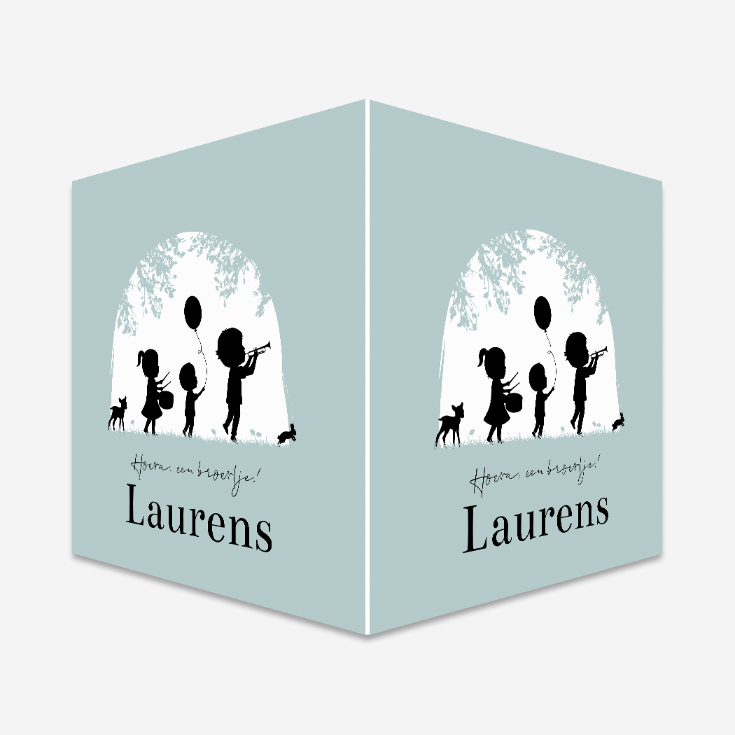 Raambord Geboortebord Muziek Fanfare Optocht