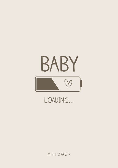 Zwangerschapsaankondiging baby loading