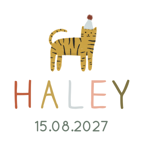 Doopsuiker Label Feest Dieren