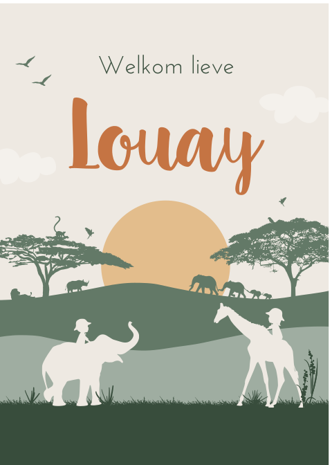 Raambord Safari Savanne Afrika Dieren