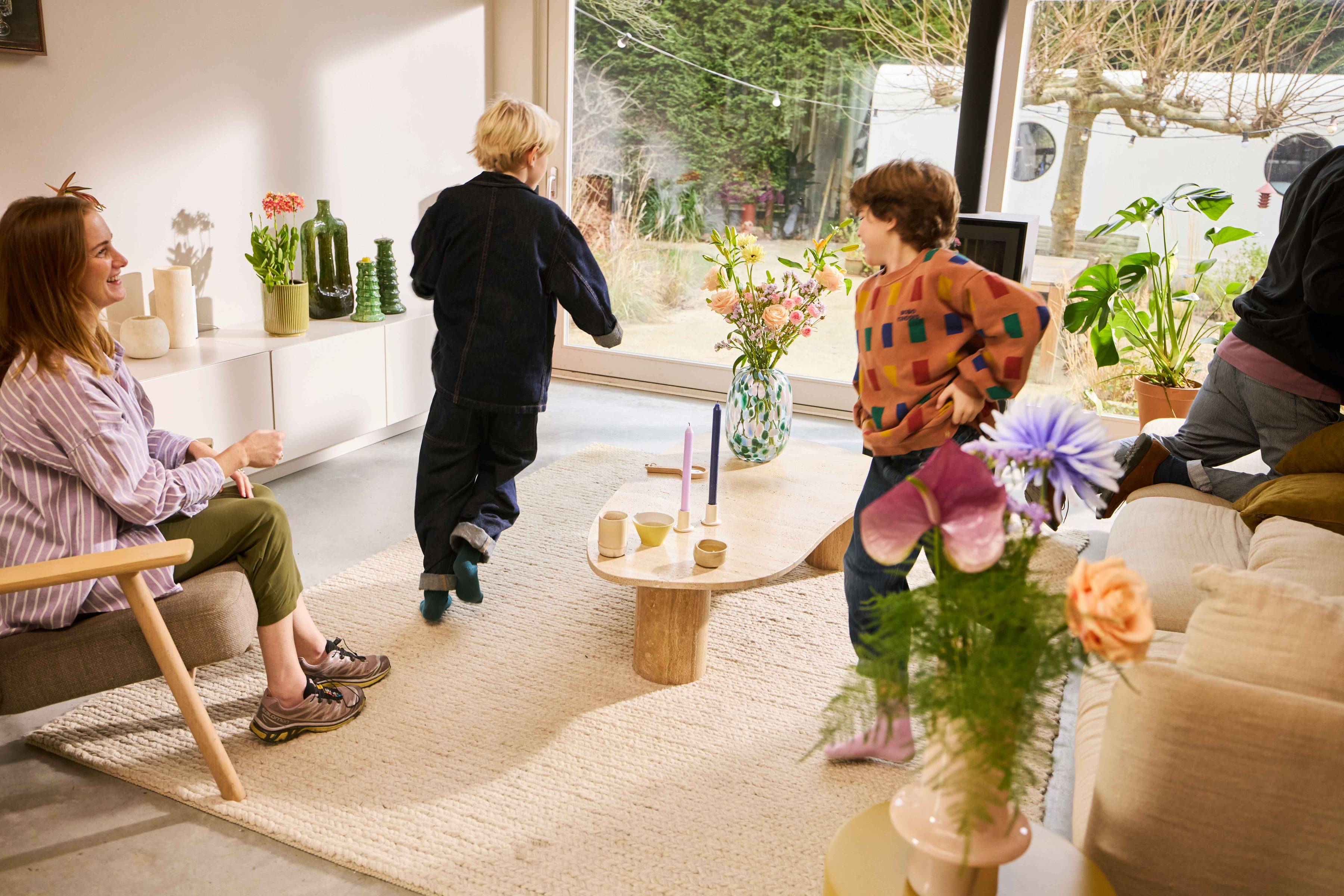 Flower happiness kids kind