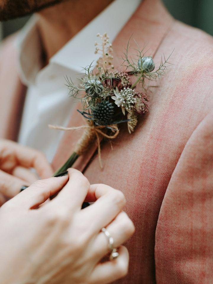 Bloemen corsage