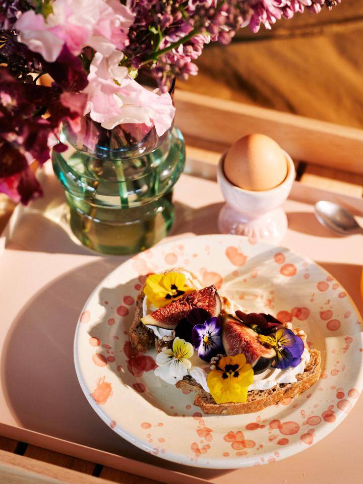 Valentijnsdag ontbijt