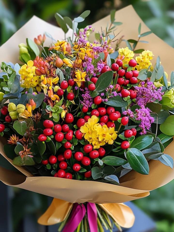 Boeket hypericum
