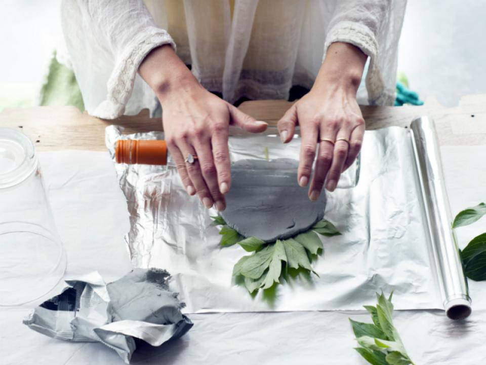 DIY vaas met pioenroos